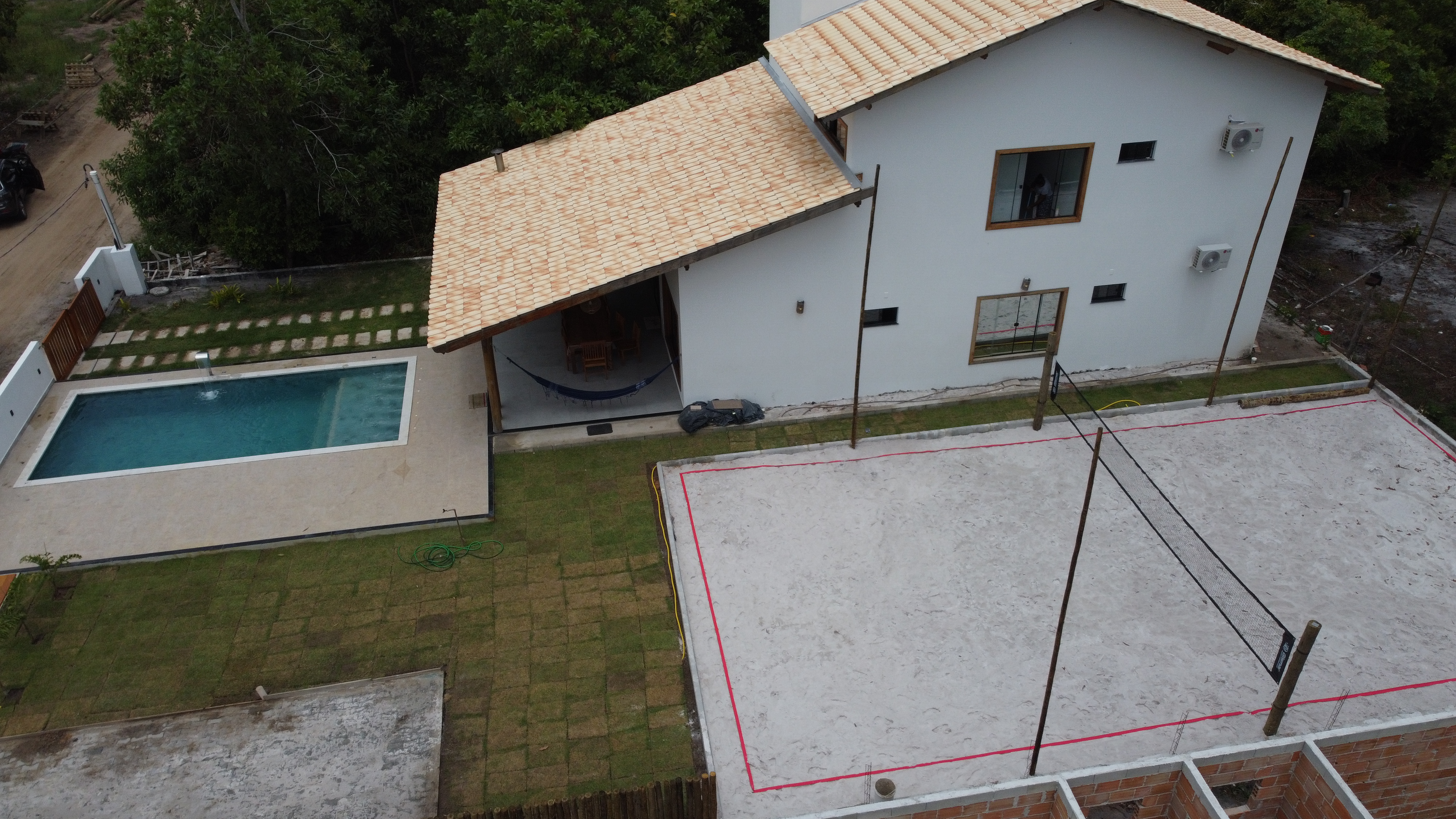 Quadra de beach tennis